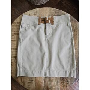 Vintage Ralph Lauren Sport Skirt Women' 10 Leather Strap Equestrian Utility
